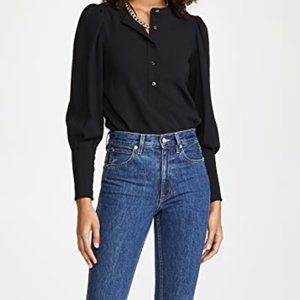A.L.C. Markle Top in Black